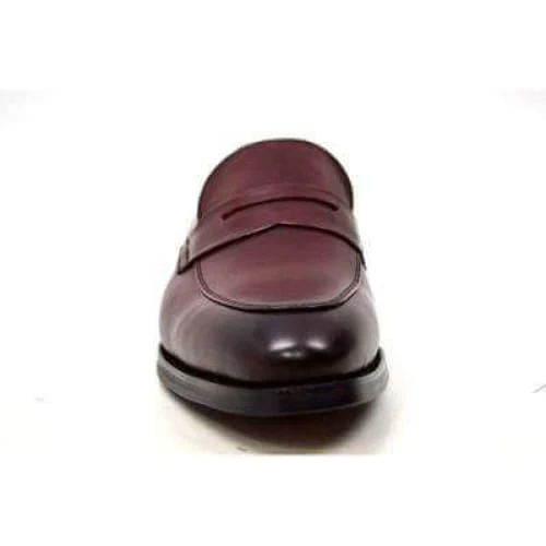 British Walkers Berlin Men's Bordeaux Red Leather Loafers - Image 4