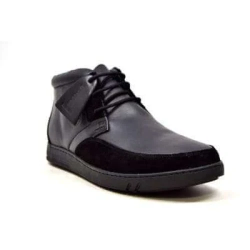 British Walkers Birmingham Bally Style Men's Black Leather High Tops - Image 3