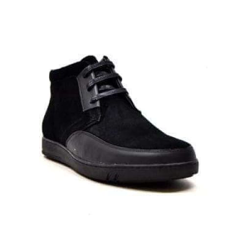 British Walkers Birmingham Bally Style Men's Black Suede and Leather High Tops - Image 3