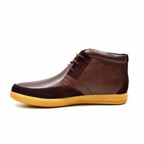British Walkers Birmingham Bally Style Men's Brown Leather High Tops - Image 5