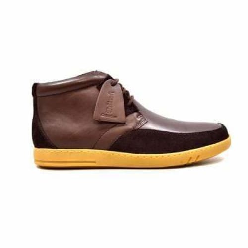 British Walkers Birmingham Bally Style Men's Brown Leather High Tops - Image 6