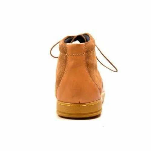 British Walkers Birmingham Bally Style Men's Cognac Tan Suede High Tops - Image 6