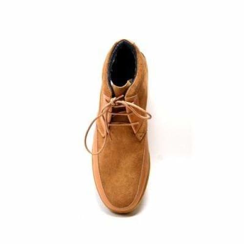 British Walkers Birmingham Bally Style Men's Cognac Tan Suede High Tops - Image 7