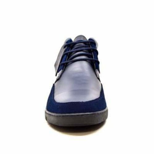 British Walkers Birmingham Bally Style Men's Navy Blue Leather High Tops - Image 5