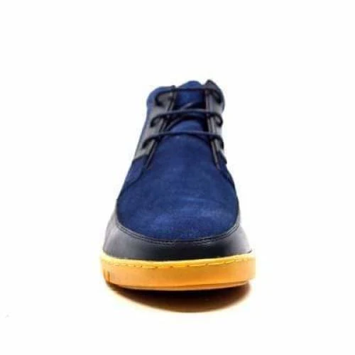 British Walkers Birmingham Bally Style Men's Navy Blue Suede High Tops - Image 4
