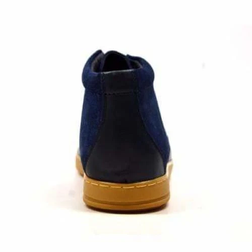British Walkers Birmingham Bally Style Men's Navy Blue Suede High Tops - Image 6