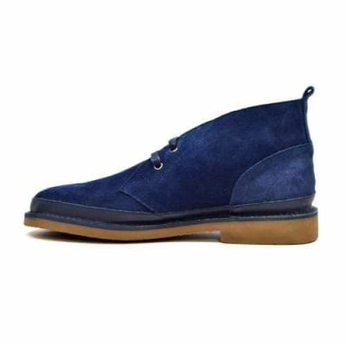 British Walkers Cambridge Men’s Navy Blue Leather & Suede Chukka Boots – Handcrafted Elegance with a Bold Modern British Edge - Image 5