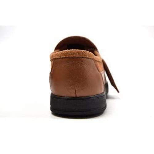 British Walkers Canterbury Men's Tan Leather and Suede Slip On - Image 5