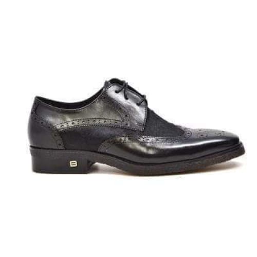 British Walkers Charles Men's Black Leather Oxford Loafers - Image 4