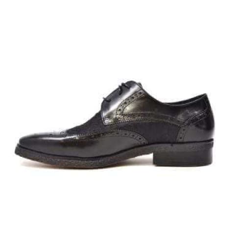 British Walkers Charles Men's Black Leather Oxford Loafers - Image 6