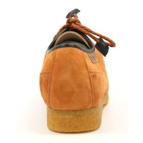 British Walkers Crown Low Top Men's Tan Suede Crepe Sole Shoes - Image 6