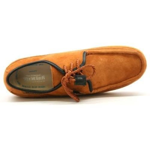 British Walkers Crown Low Top Men's Tan Suede Crepe Sole Shoes - Image 7