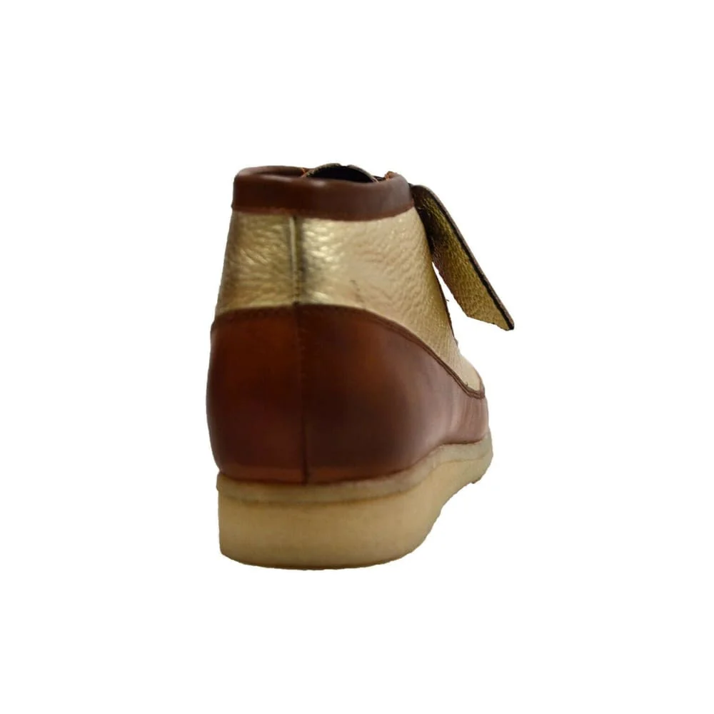 British Walkers Walker 100 – Cognac & Gold Leather Men’s Chukka Boot | Opulent Two-Tone Craft with Timeless British Prestige - Image 7