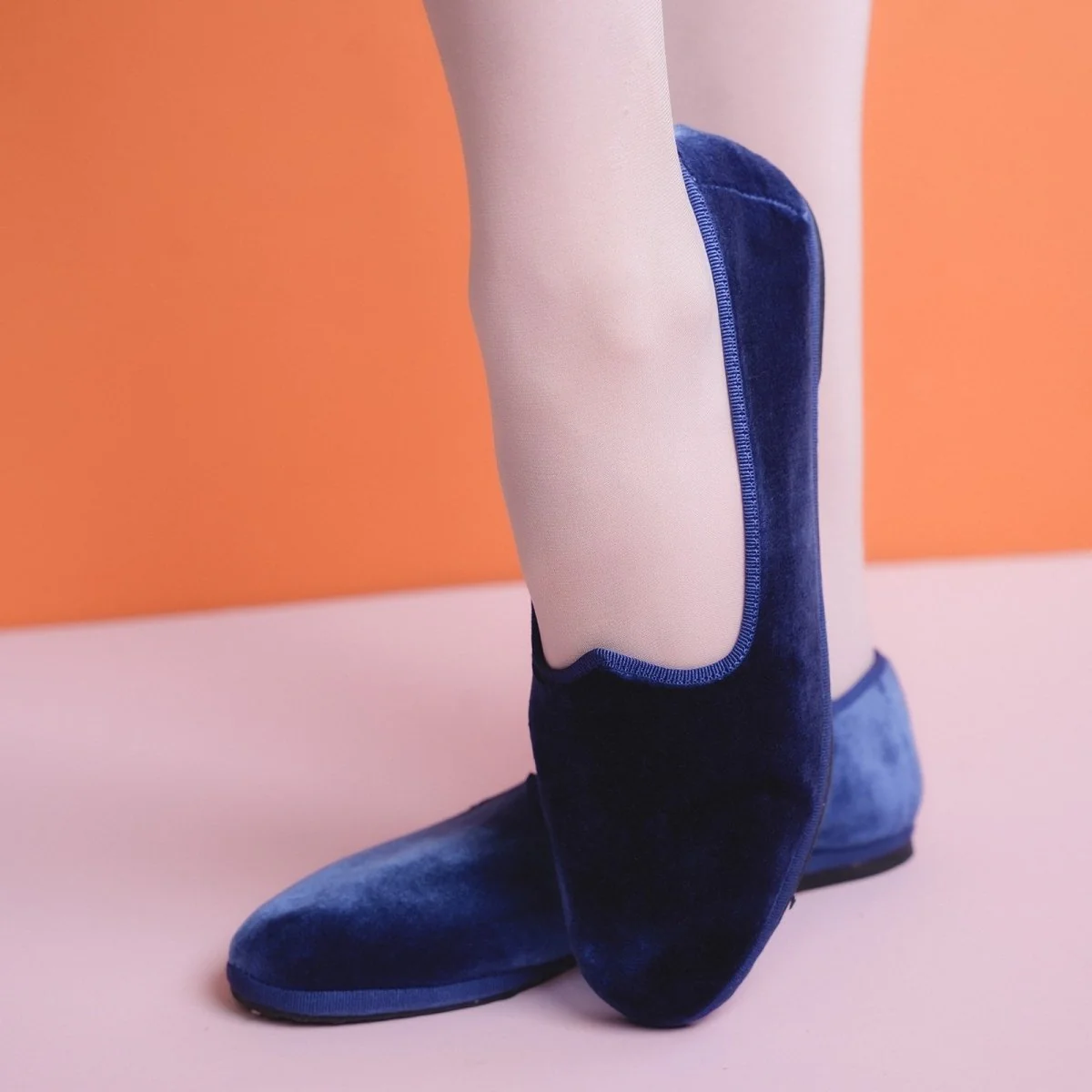 Mar Soreli Traditional Friulane Ballet Flats Women’s Dark Blue - Image 7