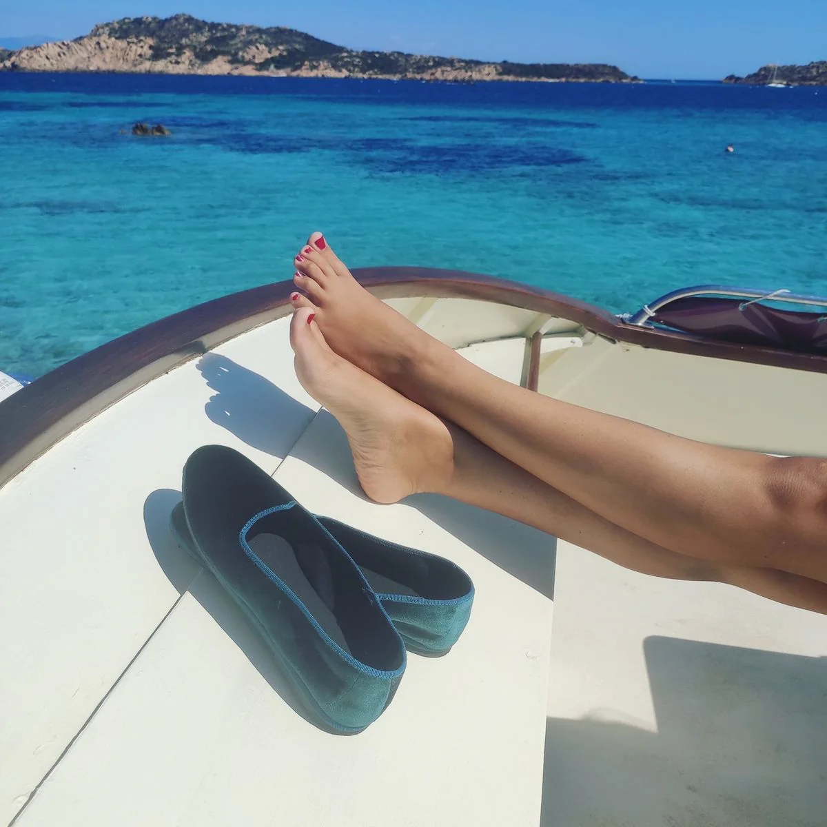 Mar Soreli Tradizionale Avio Women’s Leather Flat Avio - Image 4