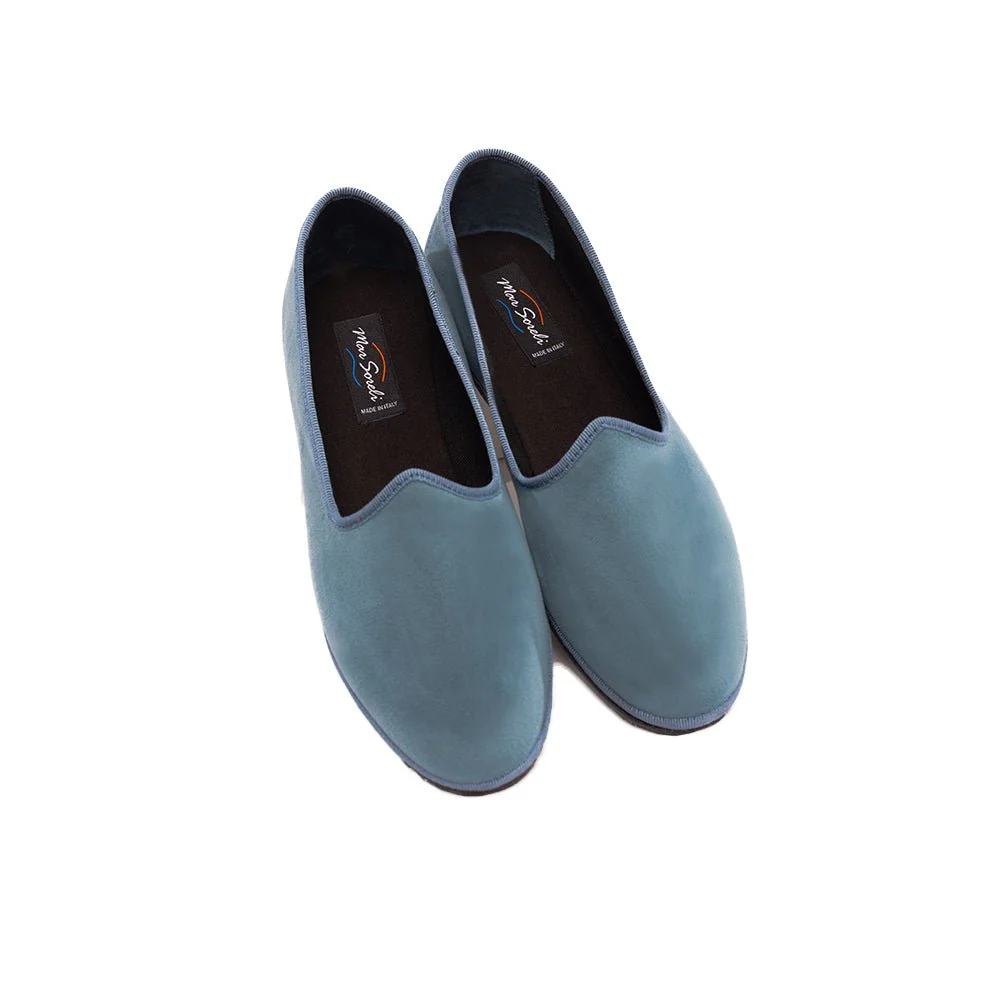 Mar Soreli Tradizionale Avio Women’s Leather Flat Avio - Image 6