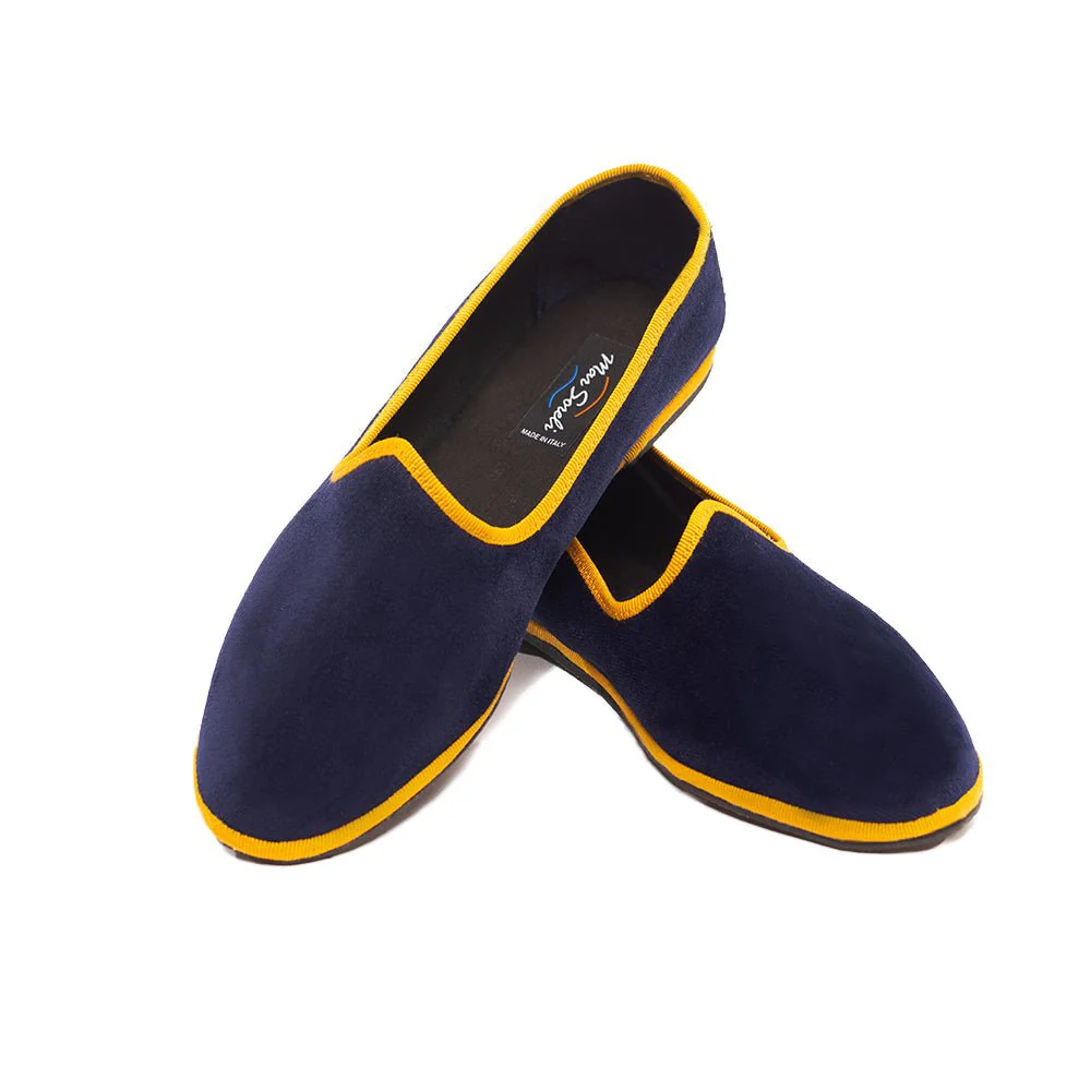 Mar Soreli Tradizionale Bicolor Womens Dark Blue Ochre - Image 3