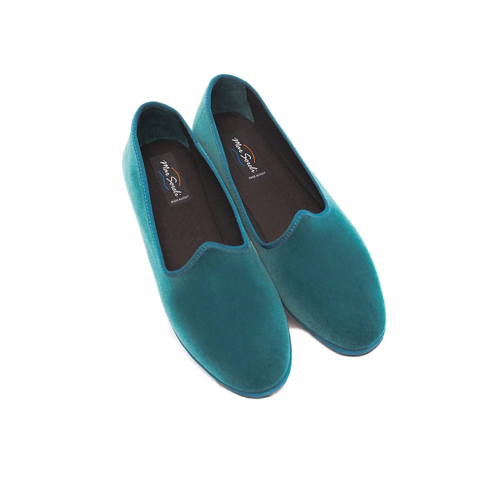 Mar Soreli Tradizionale Friulane Women’s Leather Petrolio - Image 6