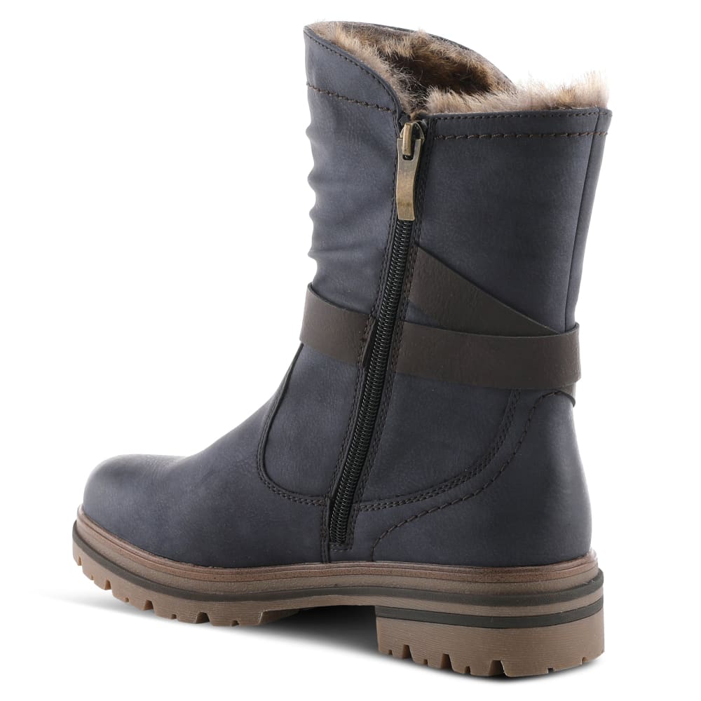 Spring Step Shoes Francala Women's Moto Chic Leather and Fur Boots - Image 19