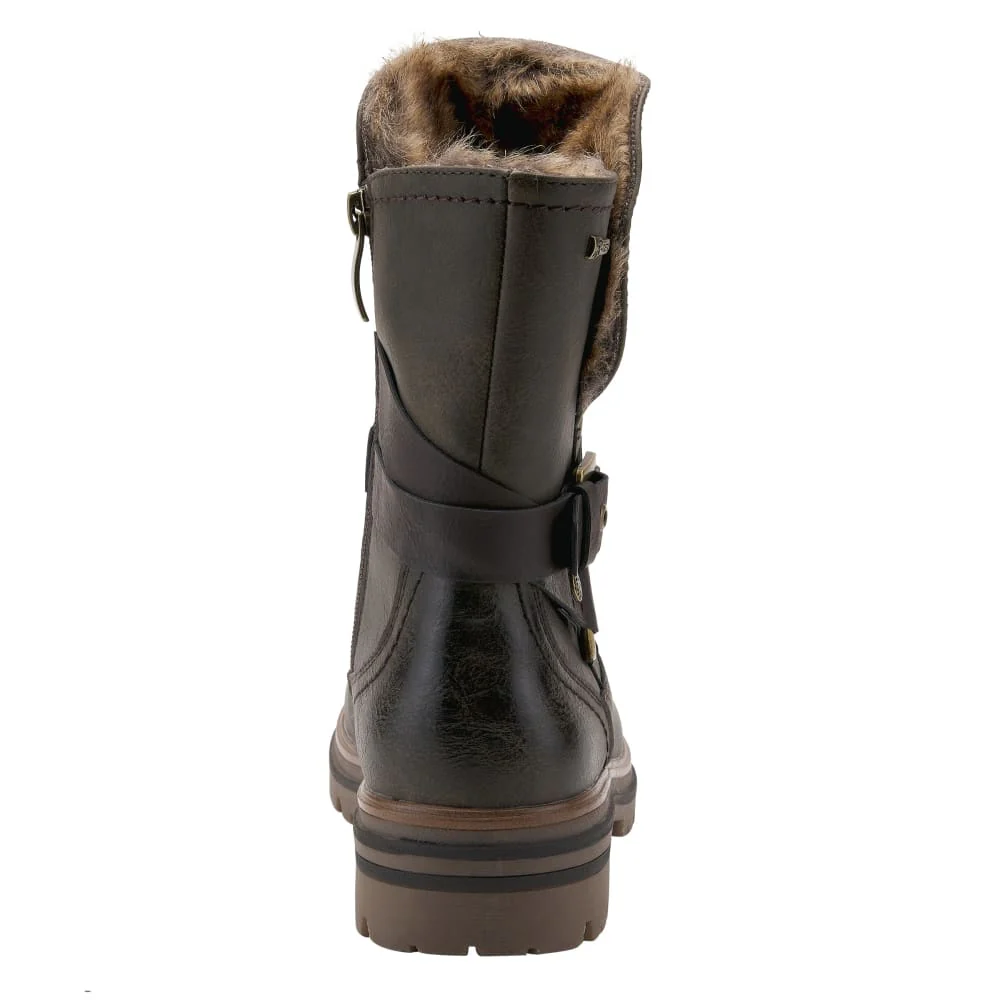 Spring Step Shoes Francala Women's Moto Chic Leather and Fur Boots - Image 4
