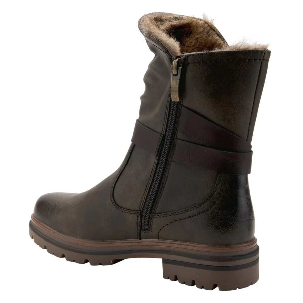 Spring Step Shoes Francala Women's Moto Chic Leather and Fur Boots - Image 7