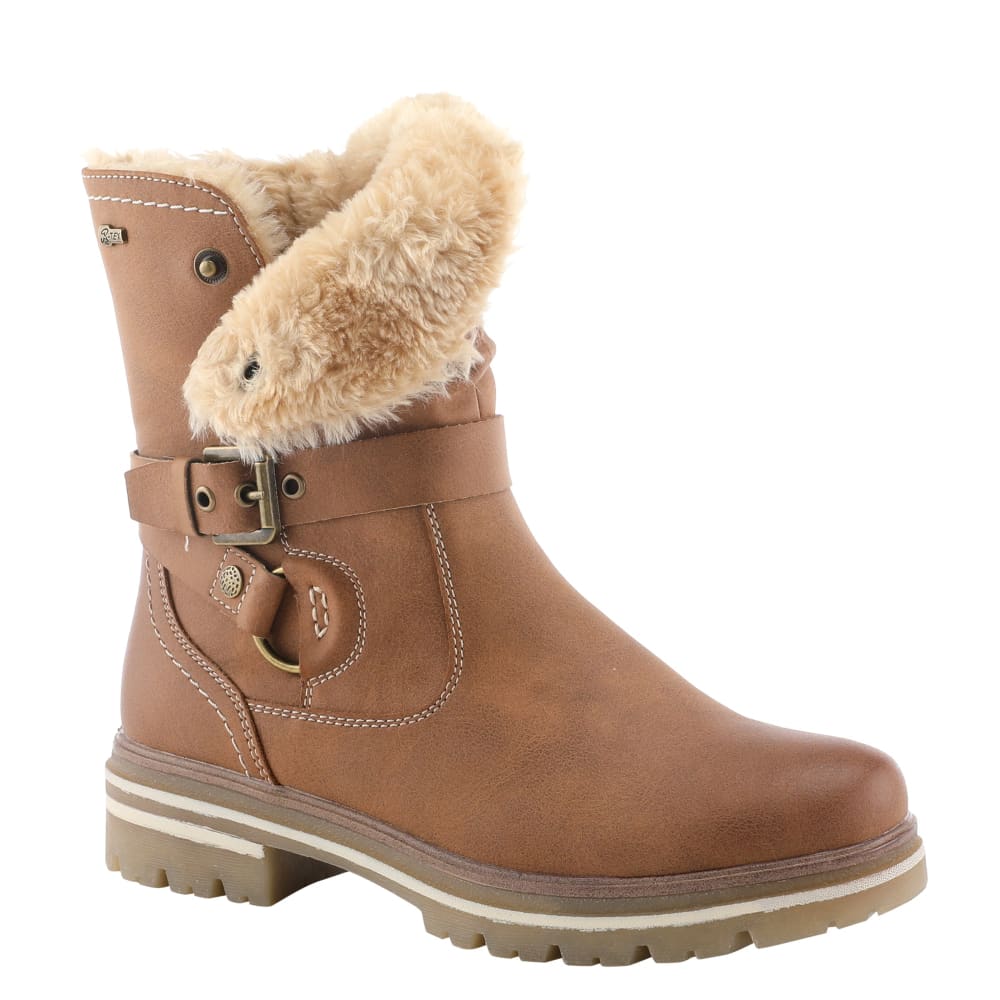 Spring Step Shoes Francala Women's Moto Chic Leather and Fur Boots - Image 8